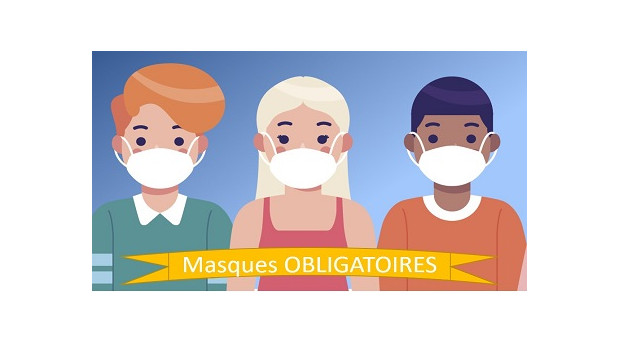 Masque obligatoire dans les lieux clos